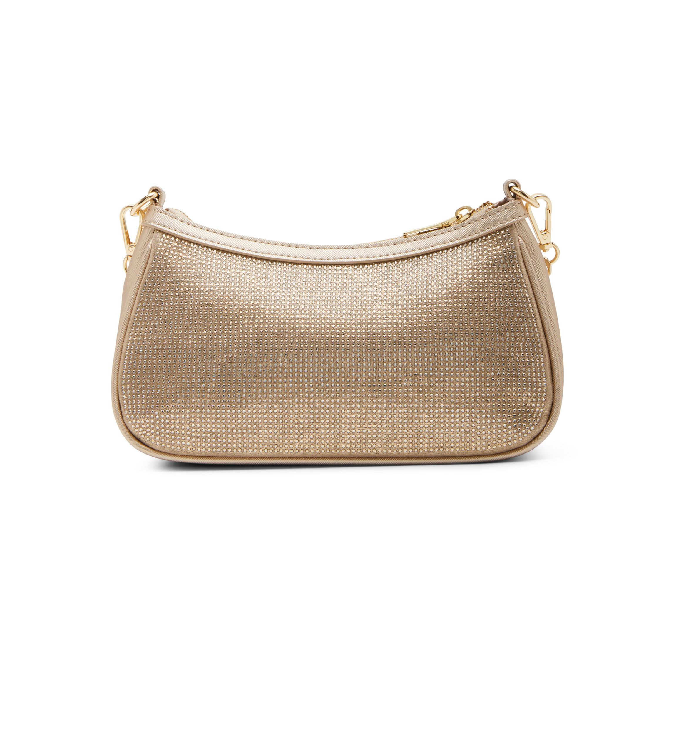 Gold Shimmer Double Strap Bag