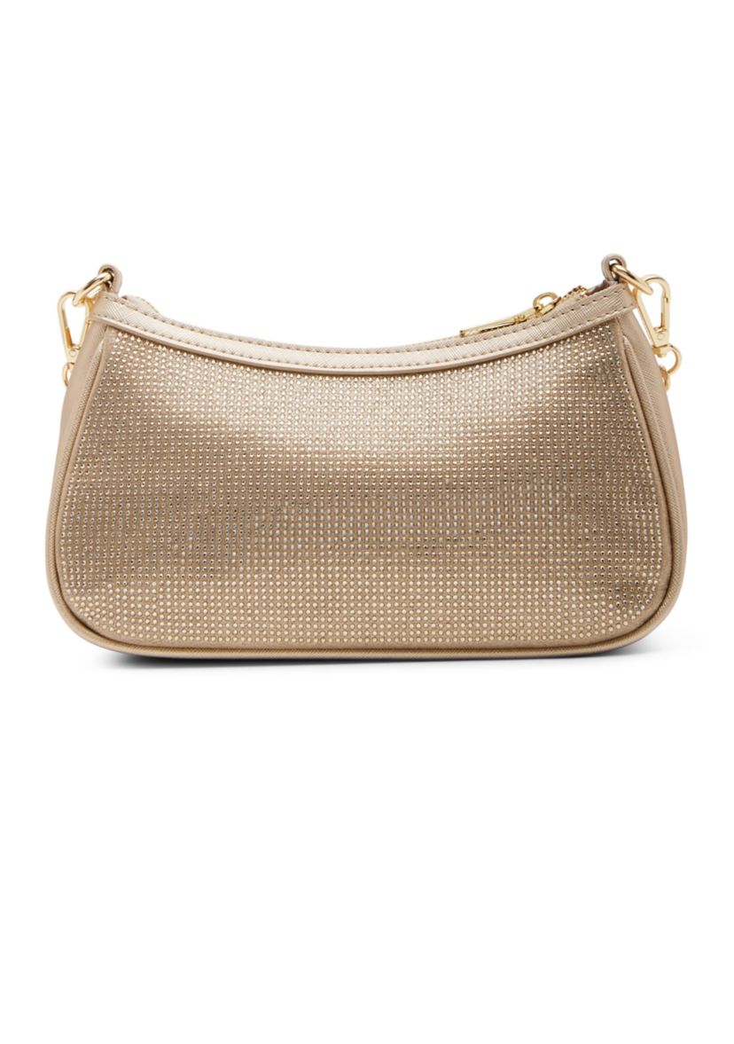 Gold Shimmer Double Strap Bag
