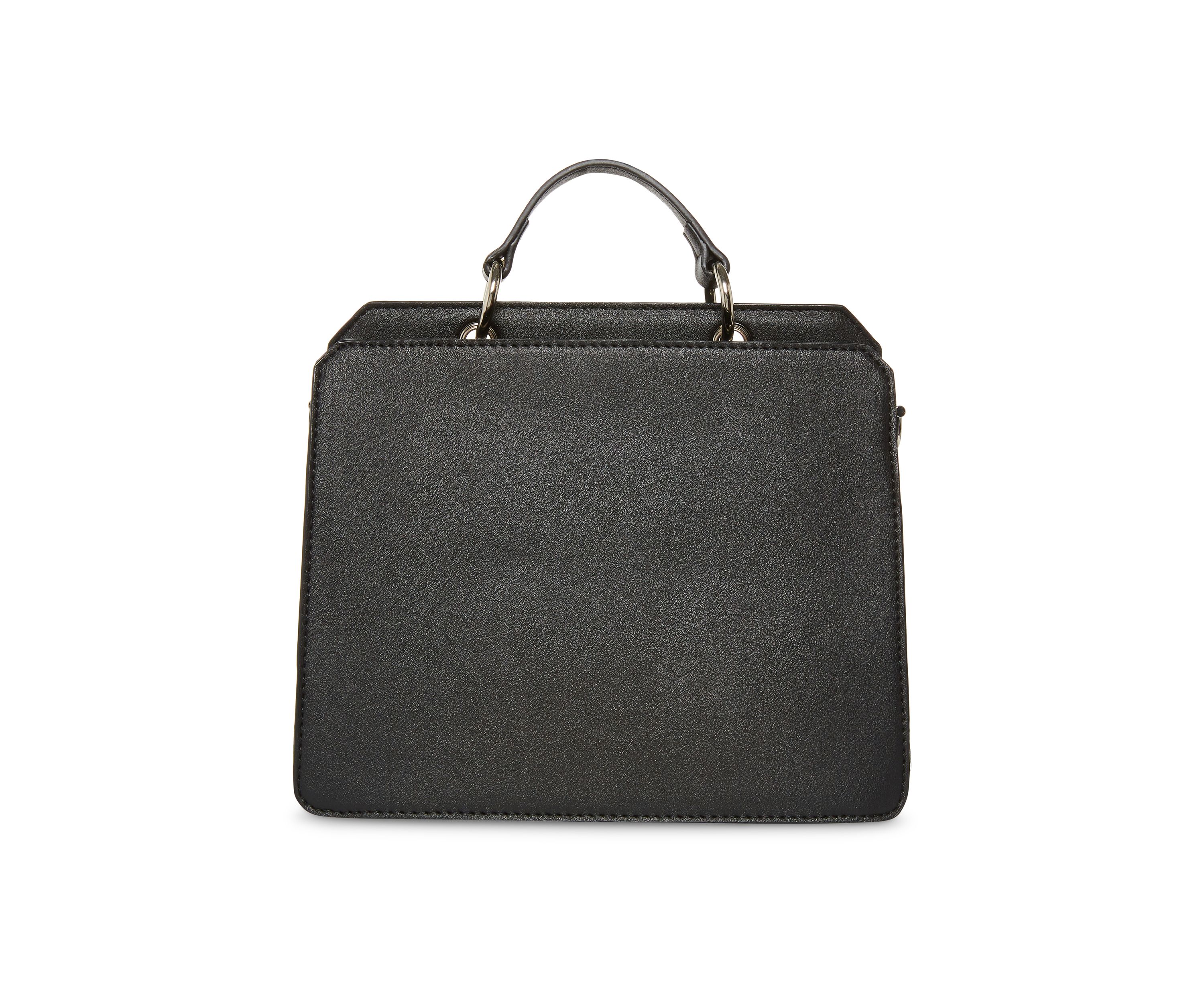 Bevelyn Boxy Top Handle Crossbody Tote Bag