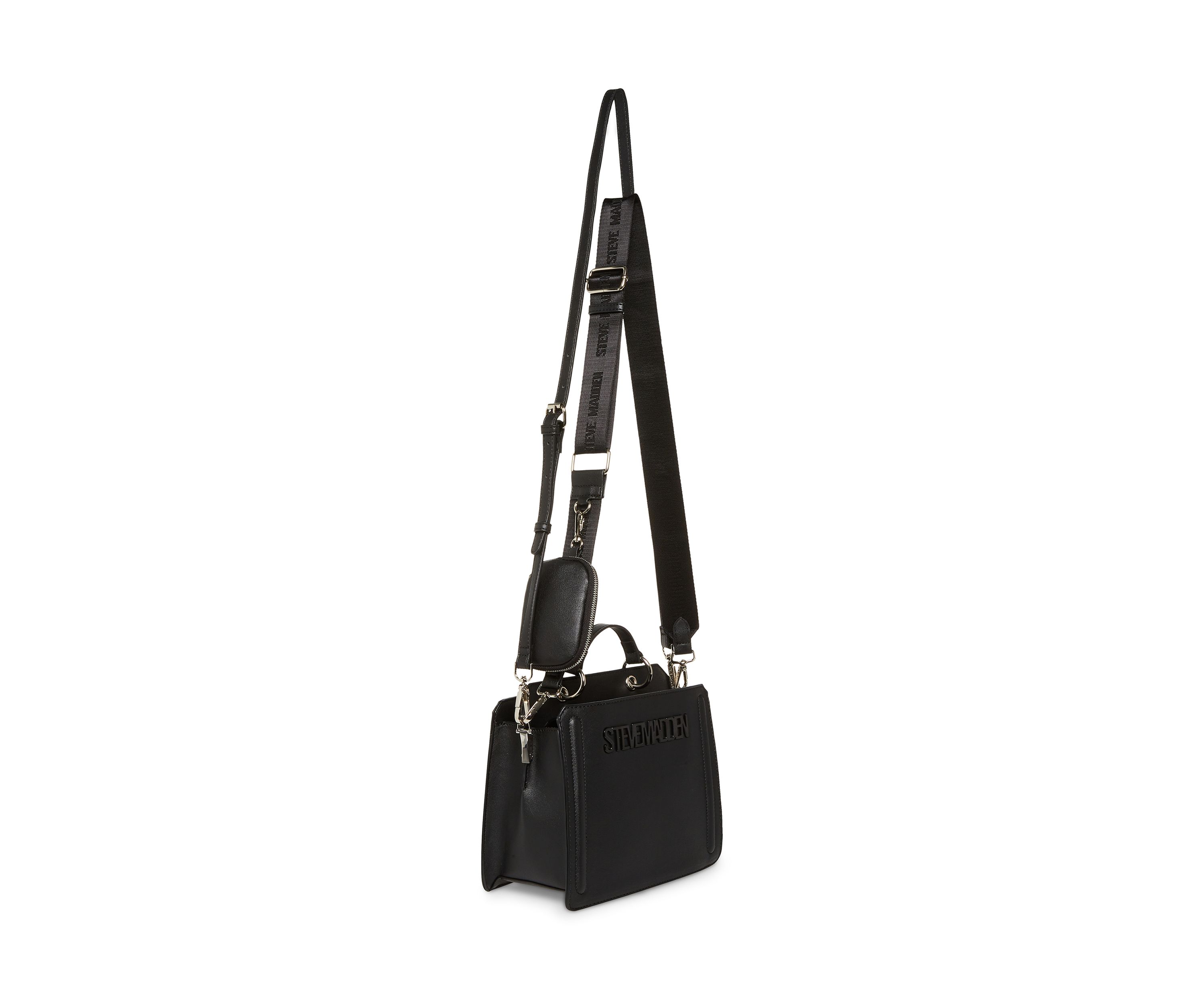 Bevelyn Boxy Top Handle Crossbody Tote Bag