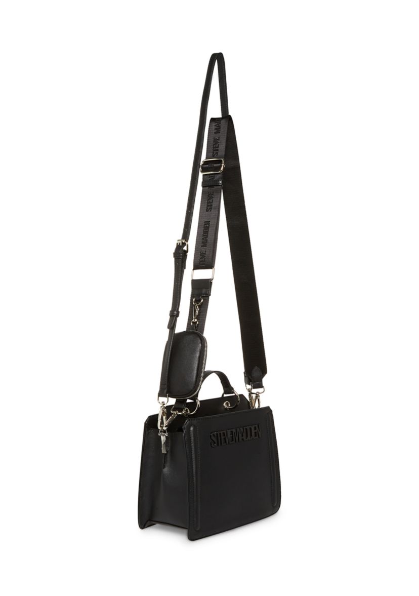 Bevelyn Boxy Top Handle Crossbody Tote Bag