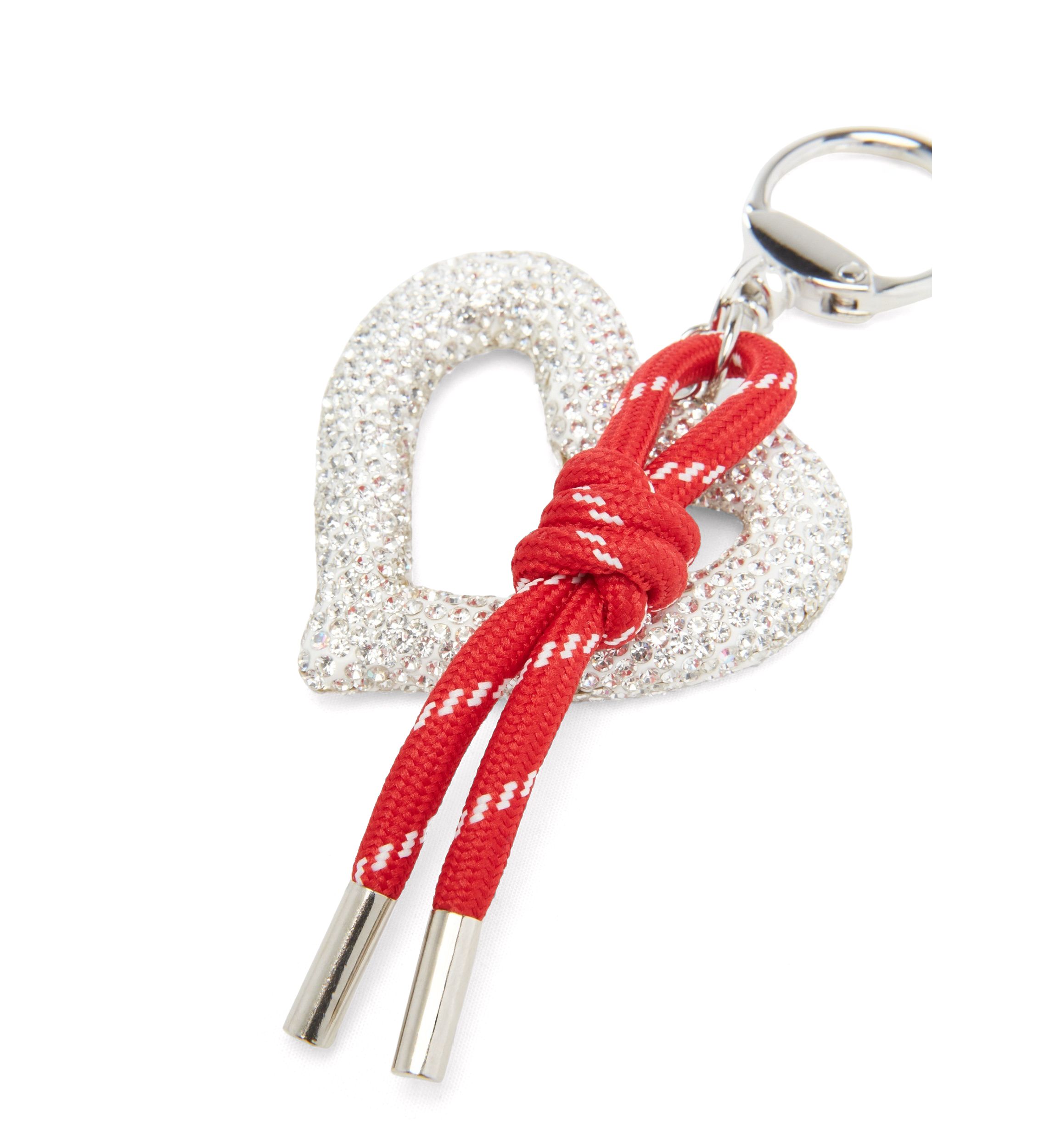 Rhinestone Heart Charm