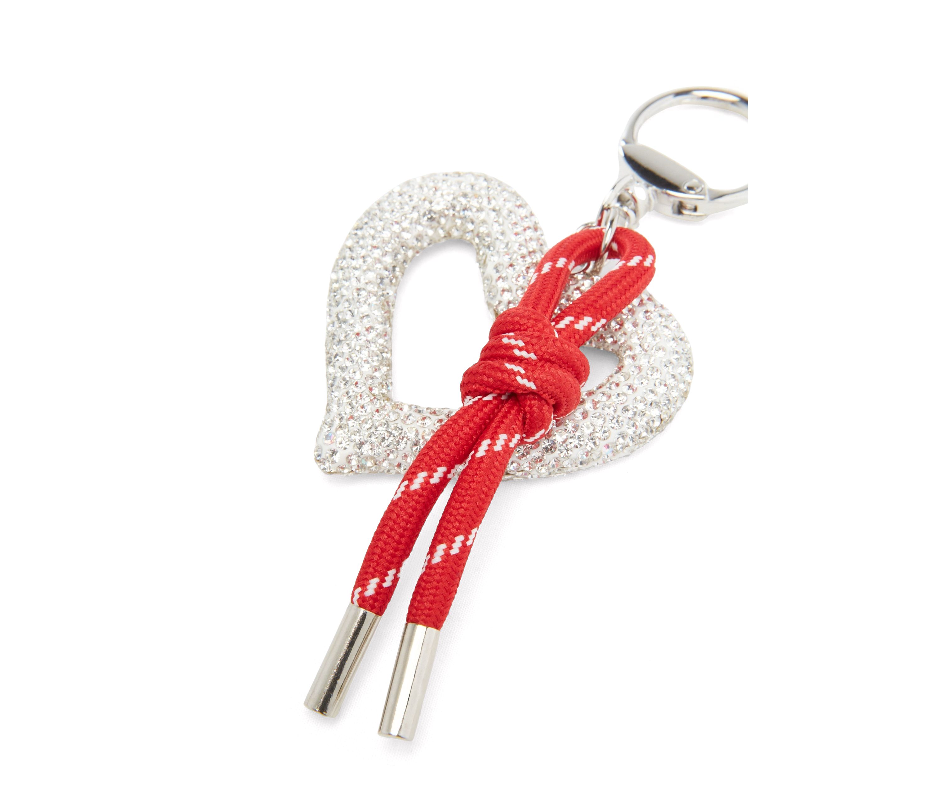 Rhinestone Heart Charm