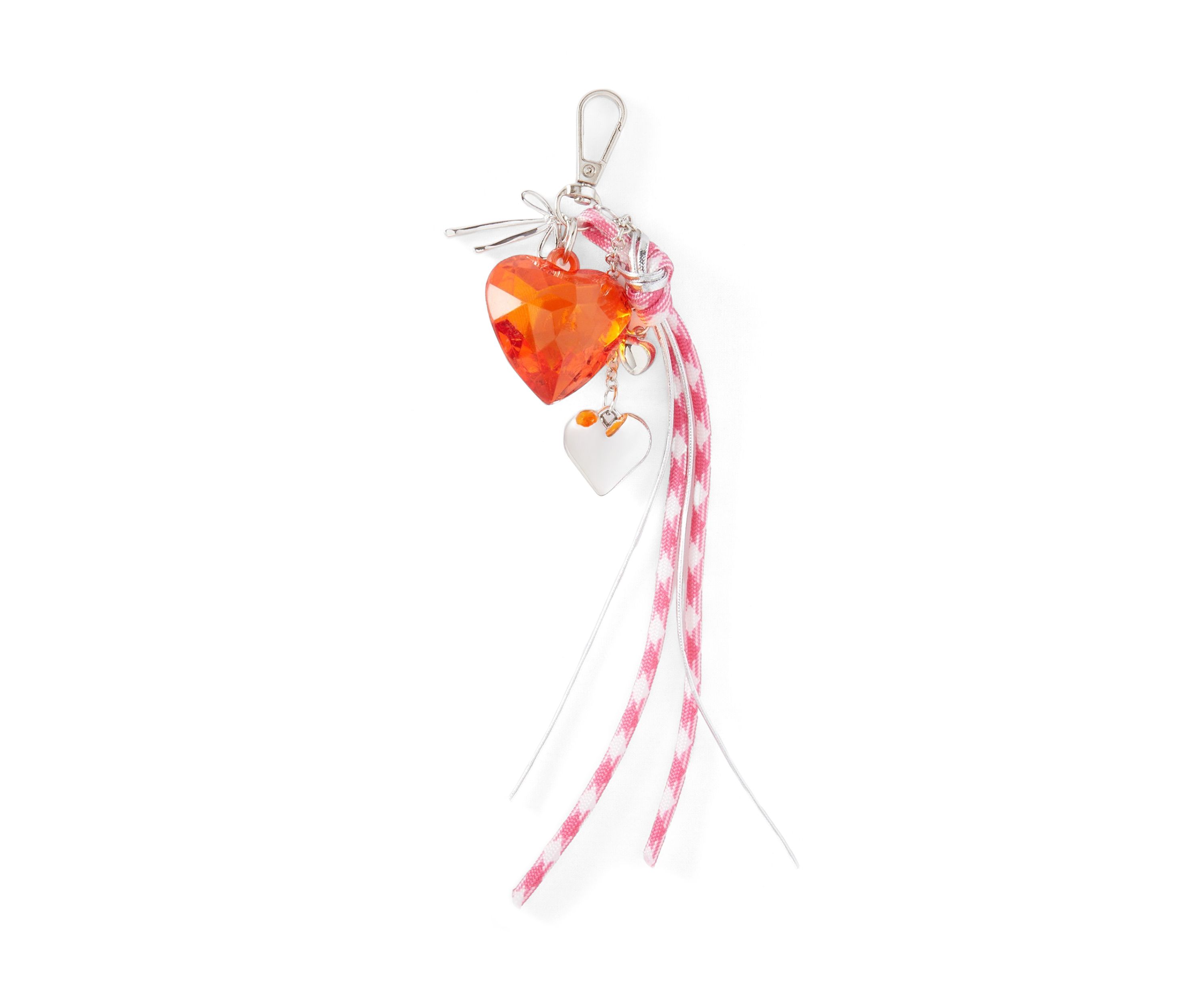 Faceted Heart Charm