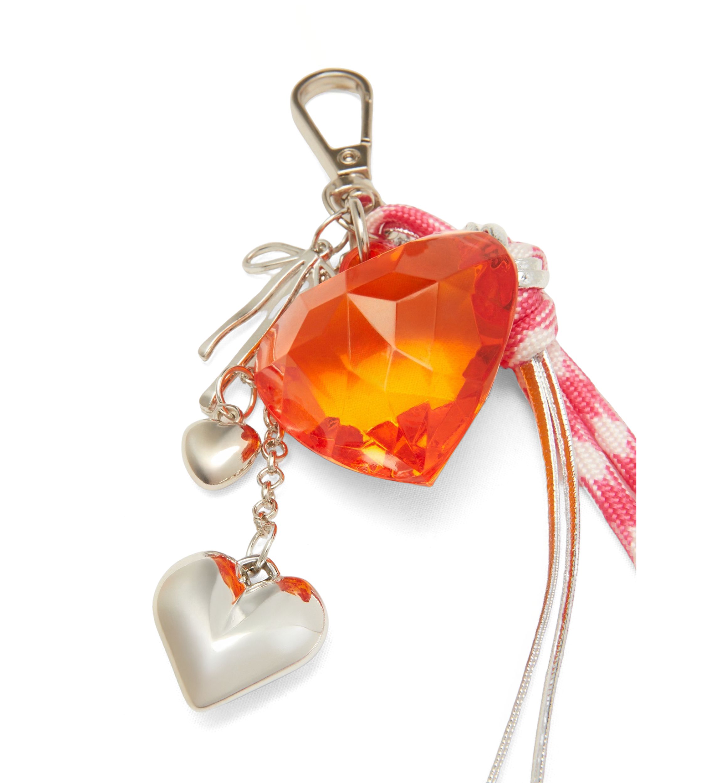 Faceted Heart Charm