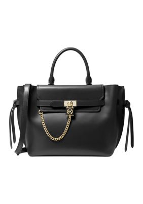 MICHAEL Michael Kors Hamilton Legacy Large Belted Satchel, Black -  0194900728604