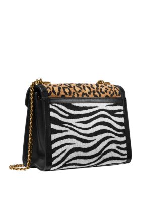 MICHAEL Michael Kors Whitney Large Beaded Animal Print Convertible Shoulder  Bag | belk