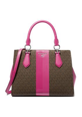 MICHAEL KORS MD MARILYN SATCHEL BAG IN SAFFIANO LEATHER Woman