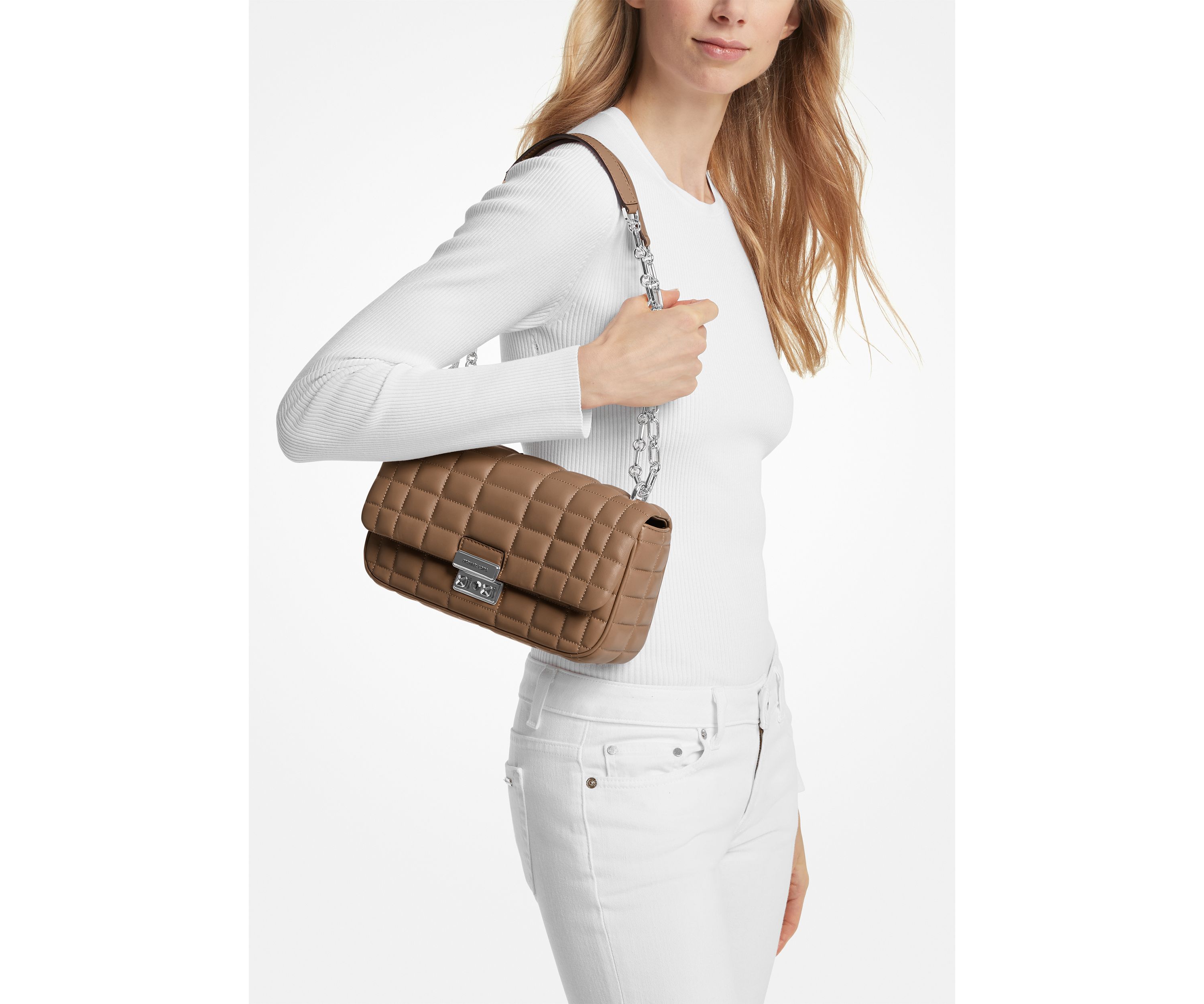 Tribeca Large Convertible Chain Shoulder Bag