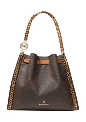 Michael Kors Bags | Michael Kors Mina Large Chain Shoulder Bag | Color: Brown | Size: Os | Fashionstylestd's Closet