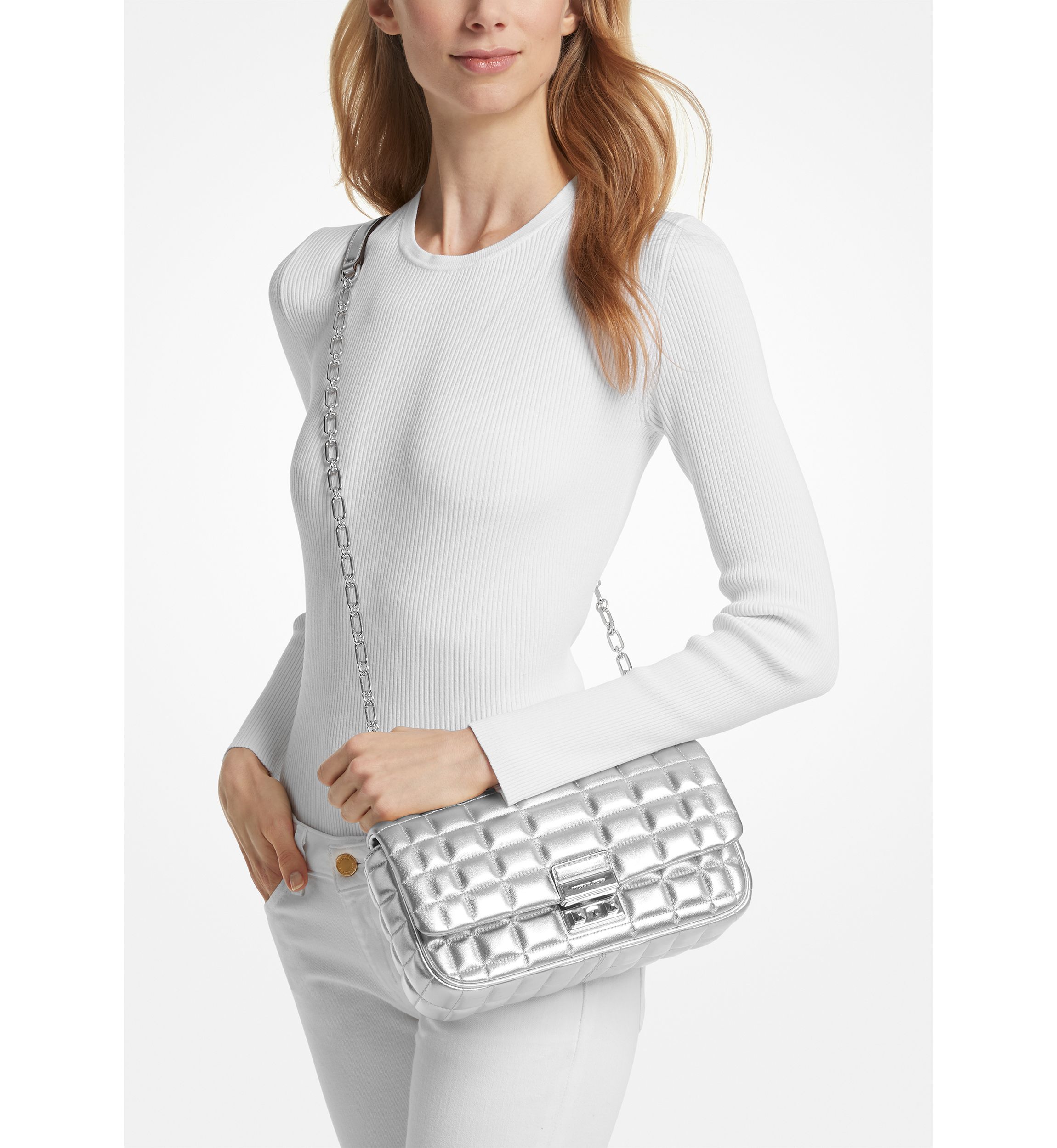 Tribeca Large Convertible Chain Shoulder Bag