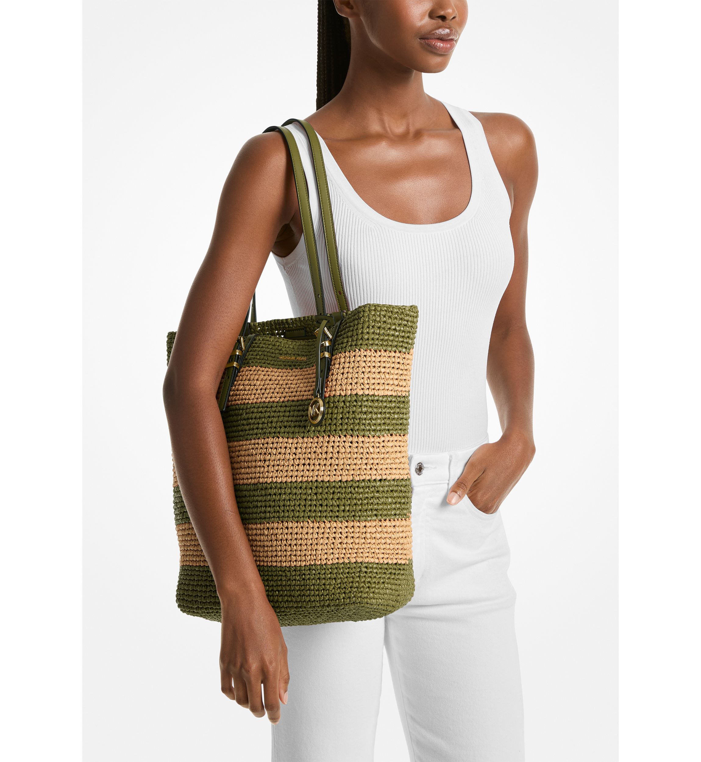 Quinn Large North South Tote Bag