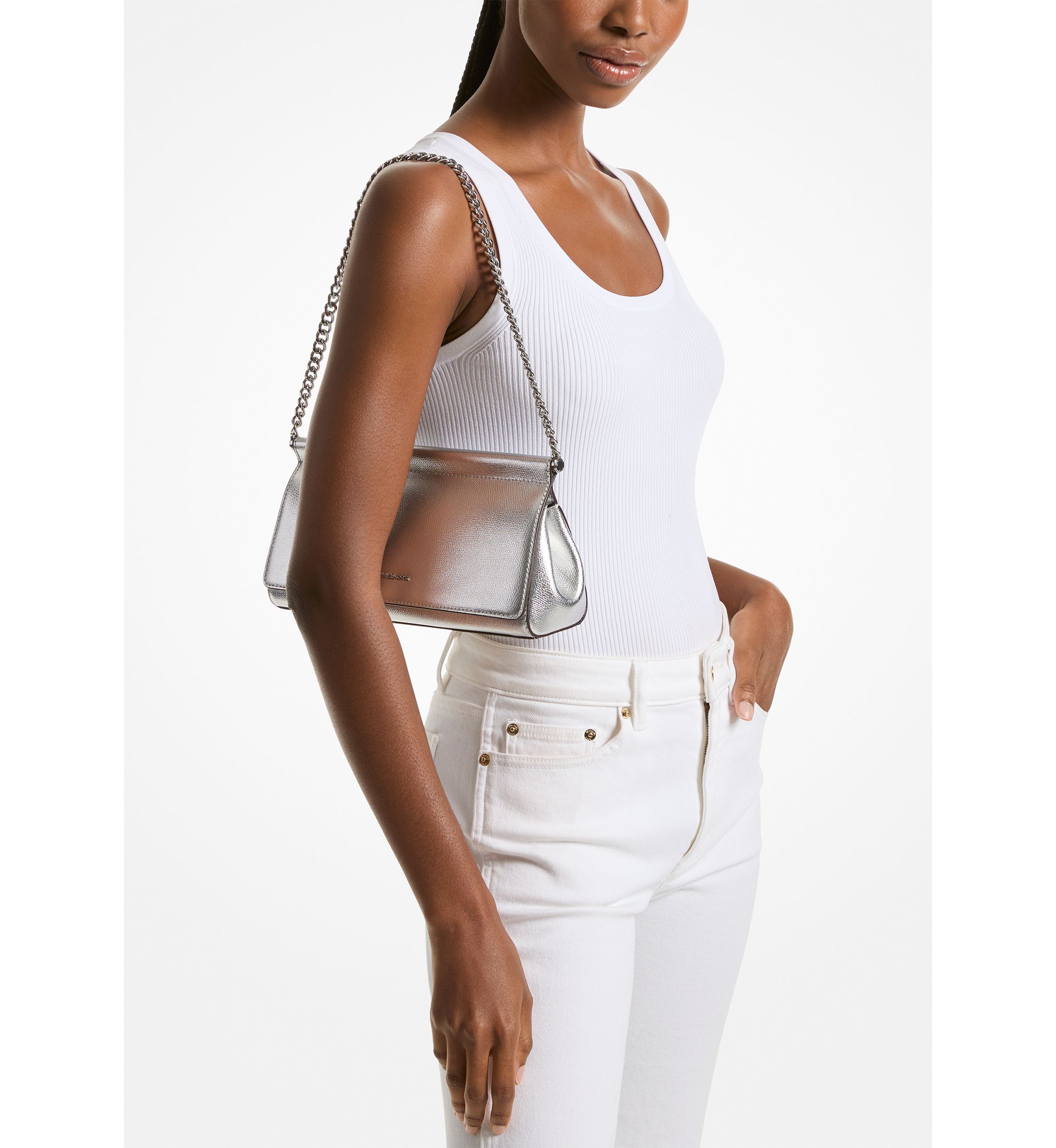 Carmine Medium East West Clutch