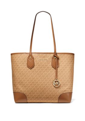 Michael Kors Ladies Eva Signature Logo Large Tote Bag