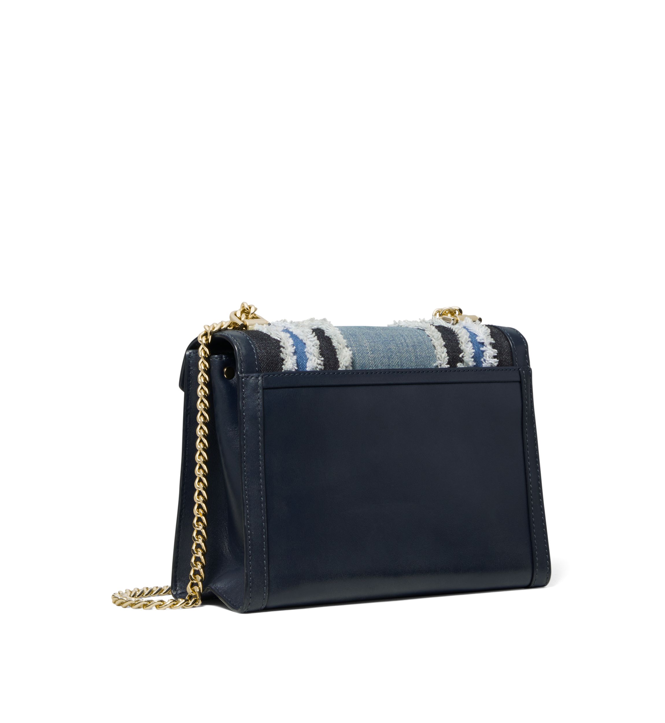 Whitney Large Denim Shoulder Bag