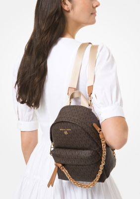 MICHAEL Michael Kors Xtra Small Canvas Messenger Backpack | belk