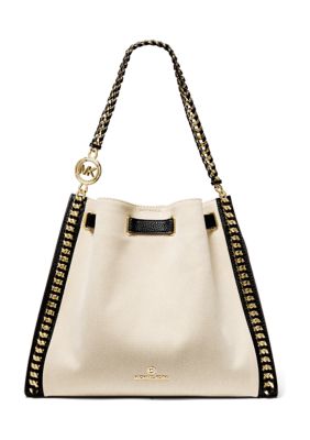 large chain shoulder tote