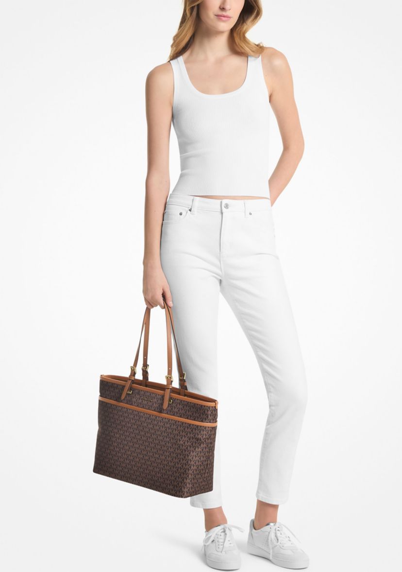 Winston Large Top Zip Pocket Tote