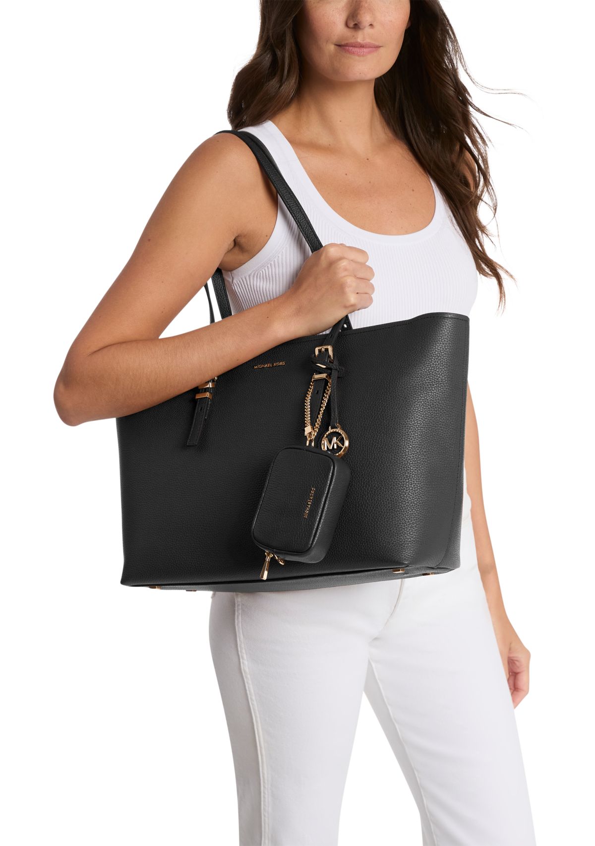 MICHAEL Michael Kors Quinn Large East West Top Zip Tote Bag | Belk