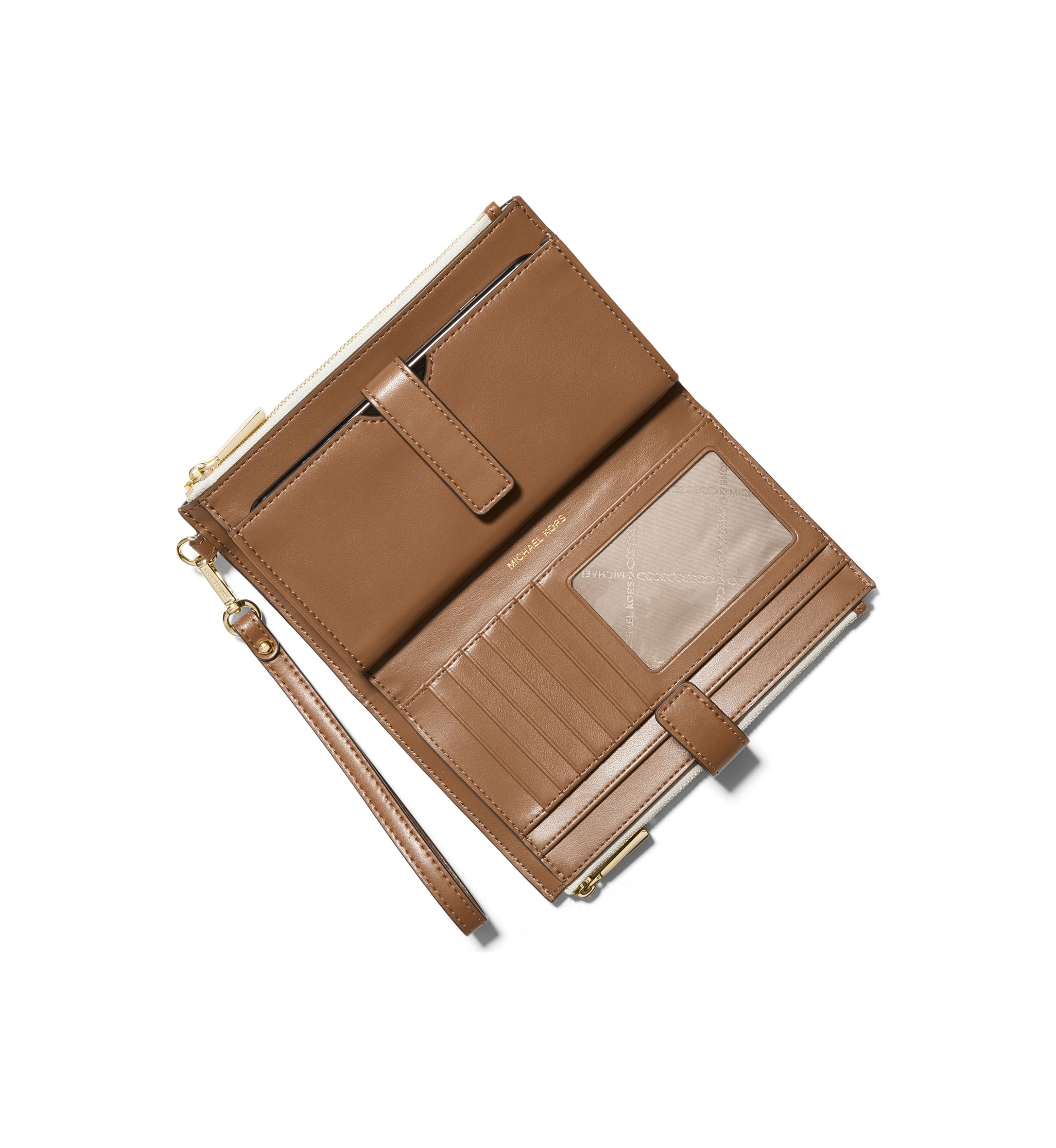 Jet Set Double Zip Wristlet