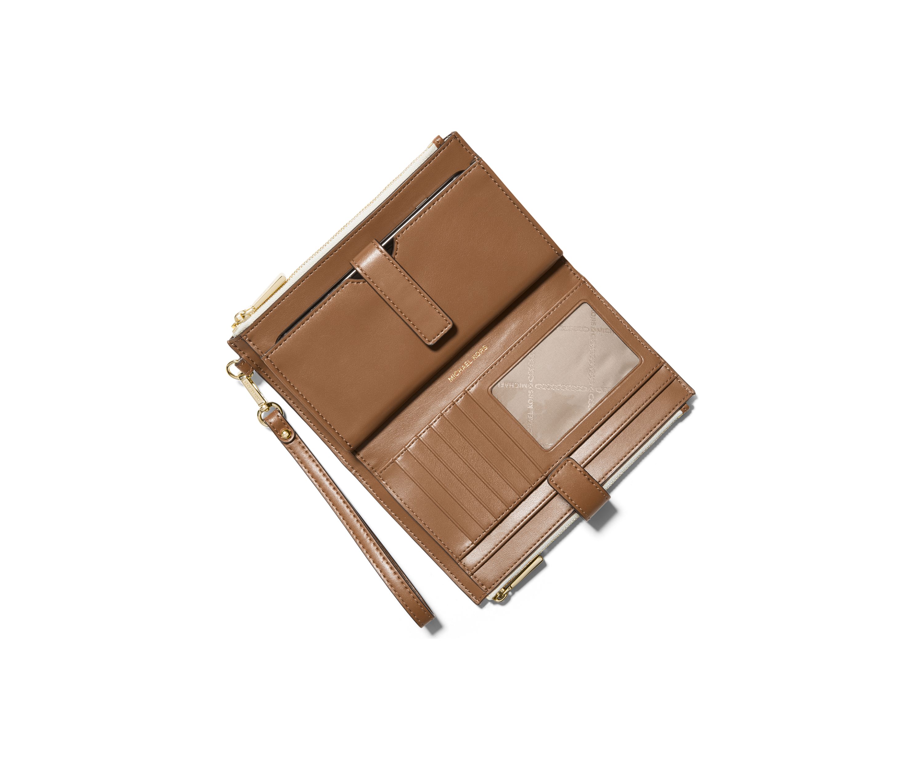 Jet Set Double Zip Wristlet