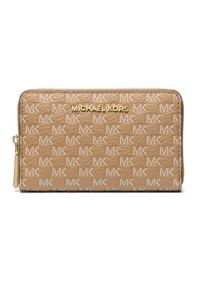 MICHAEL Michael Kors JET SET CHARM CHAIN POUCHETTE - Handväska -  brown/acorn/brun 