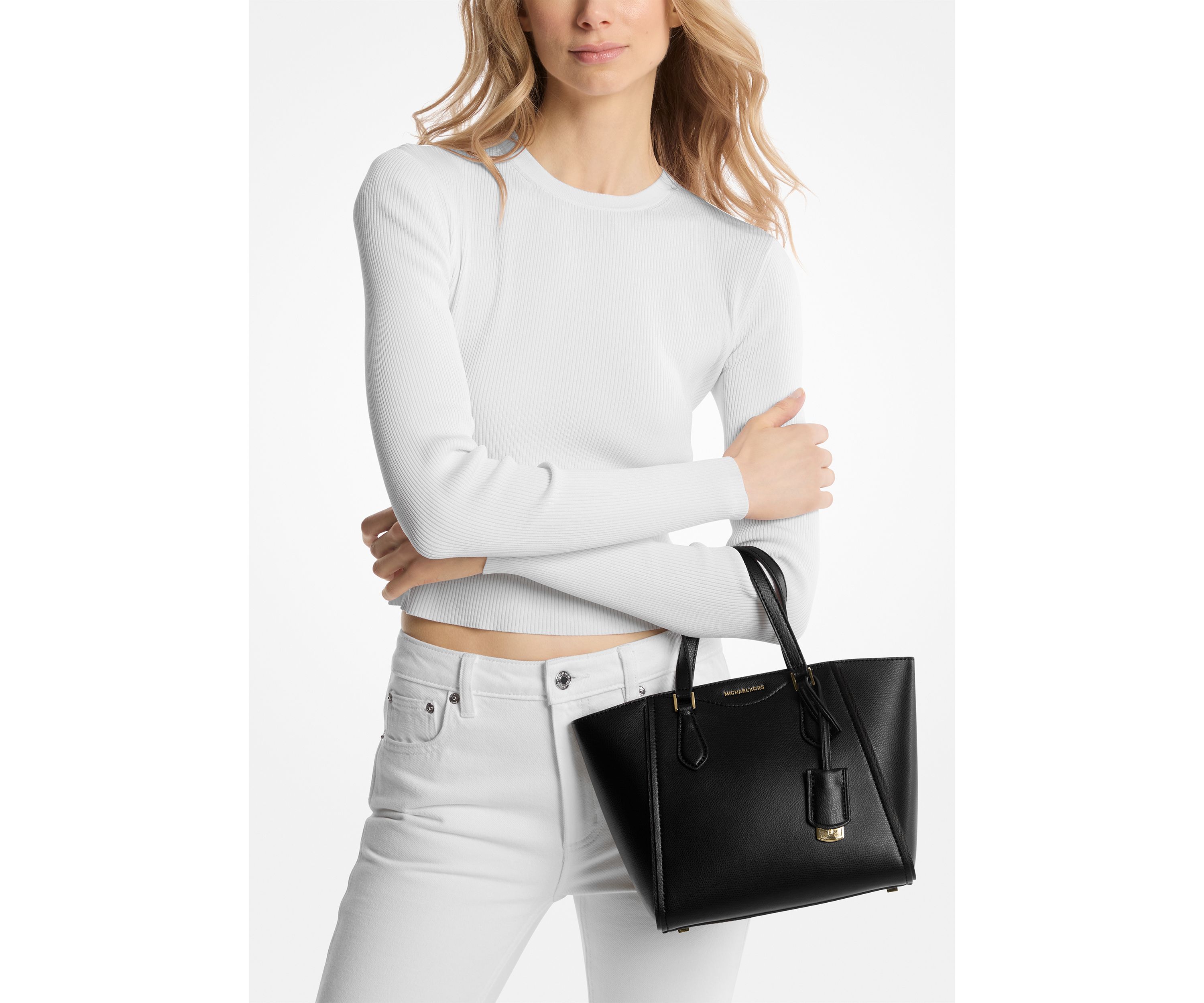 Taryn Small Convertible Top Zip Tote Crossbody