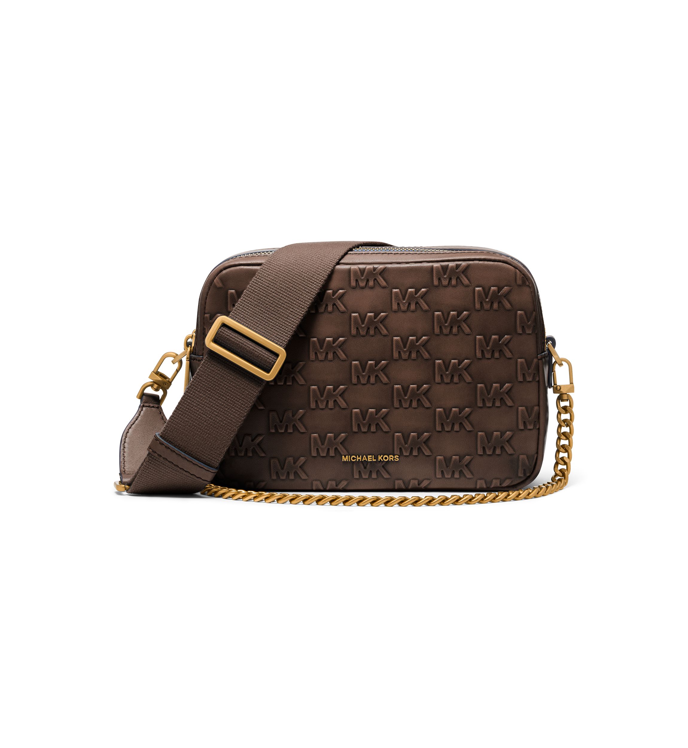 Bryant Medium Double Zip Chain Camera Crossbody