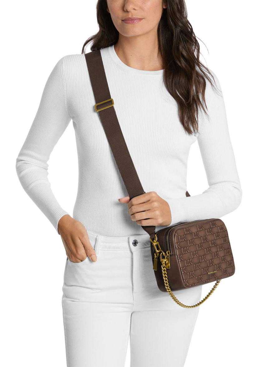 Bryant Medium Double Zip Chain Camera Crossbody