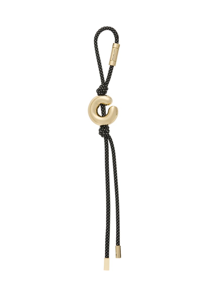 Charms Metal C Bubble Cord Charm 