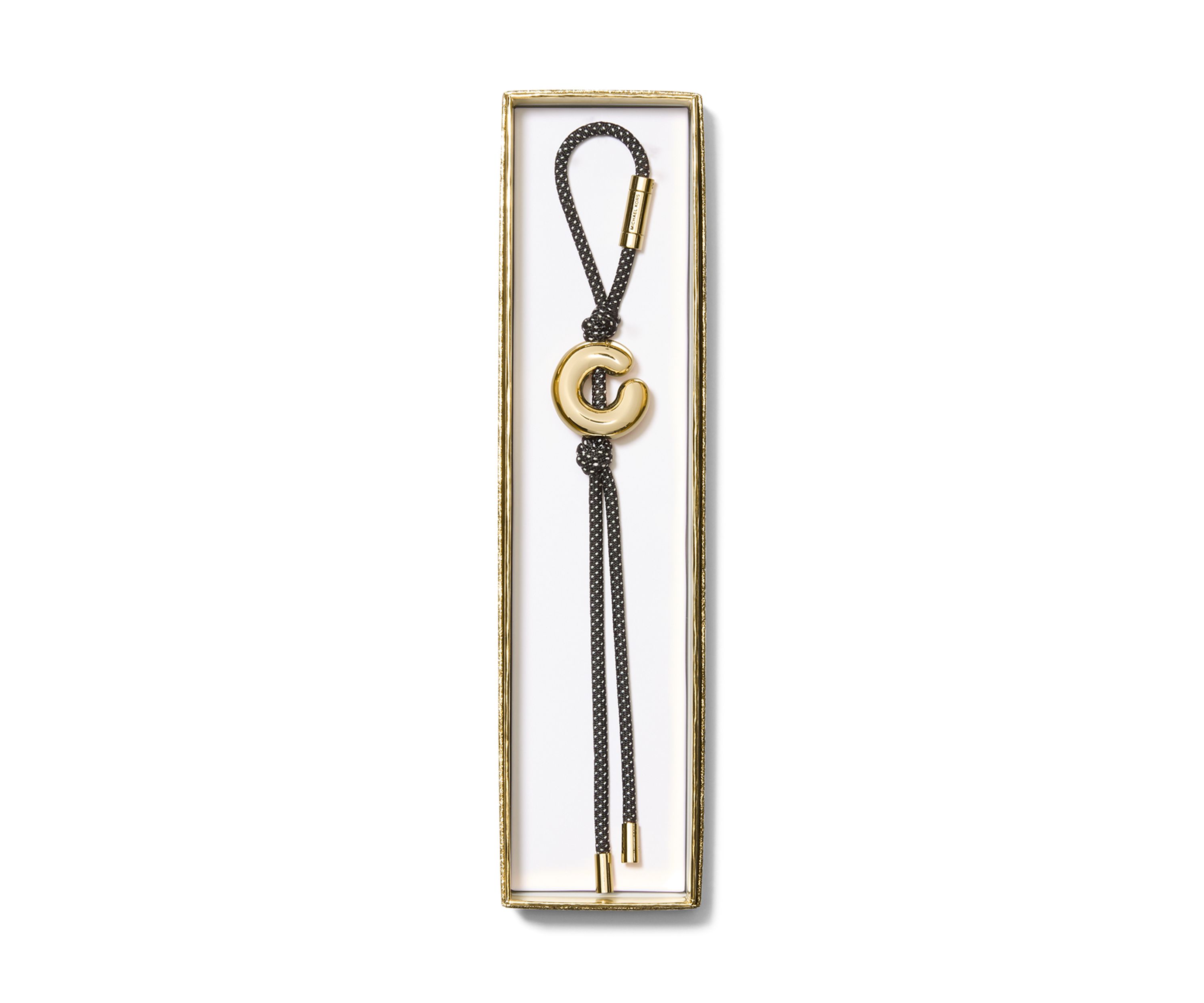 Charms Metal C Bubble Cord Charm 