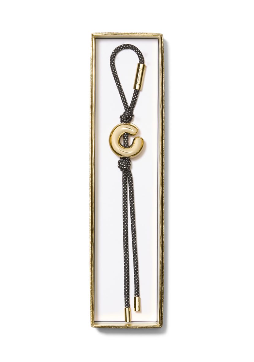 Charms Metal C Bubble Cord Charm 