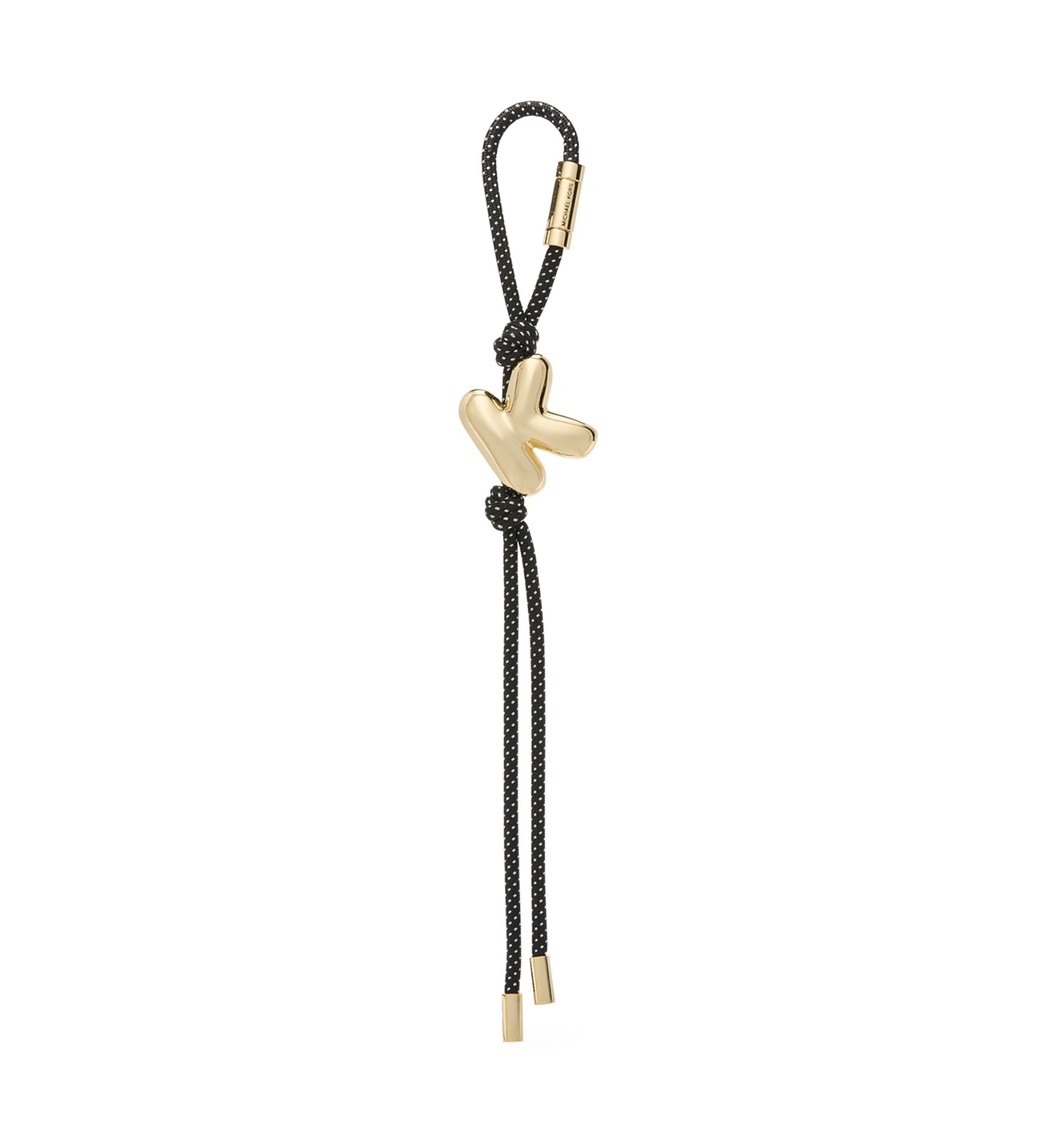 Charms Metal K Bubble Cord Charm 