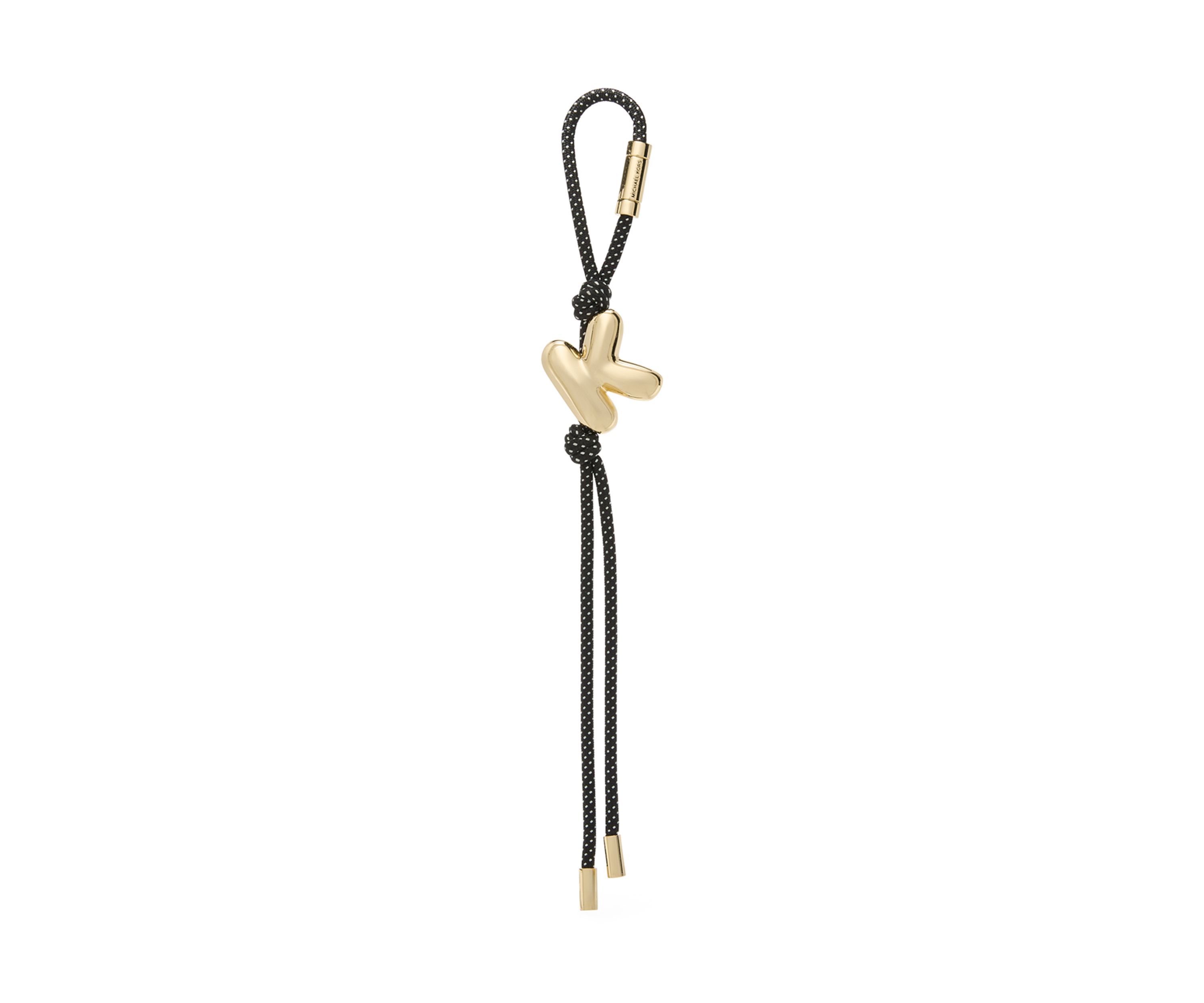 Charms Metal K Bubble Cord Charm 