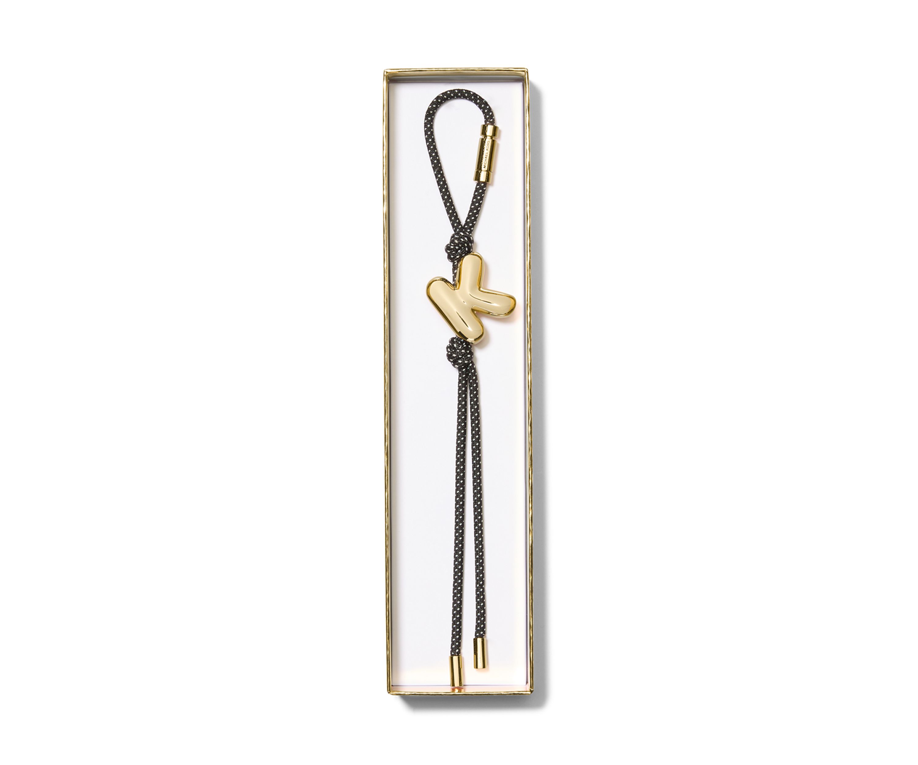Charms Metal K Bubble Cord Charm 