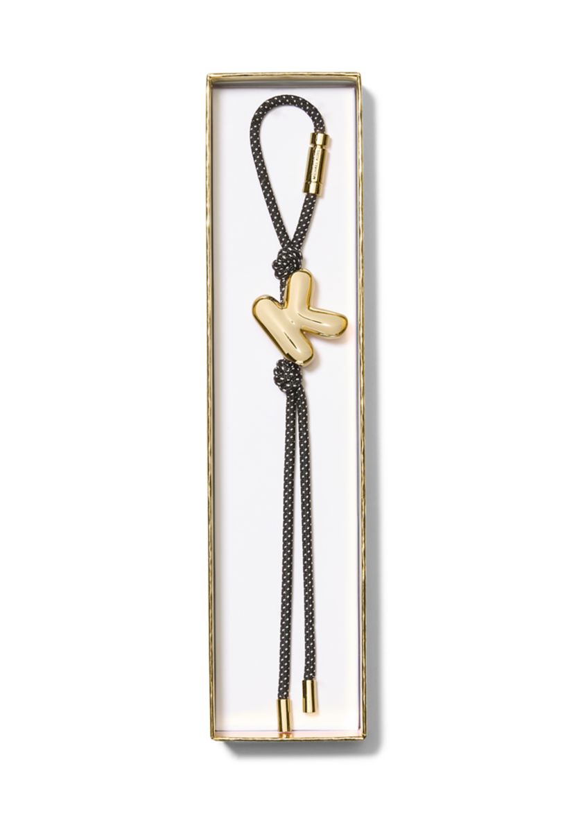 Charms Metal K Bubble Cord Charm 