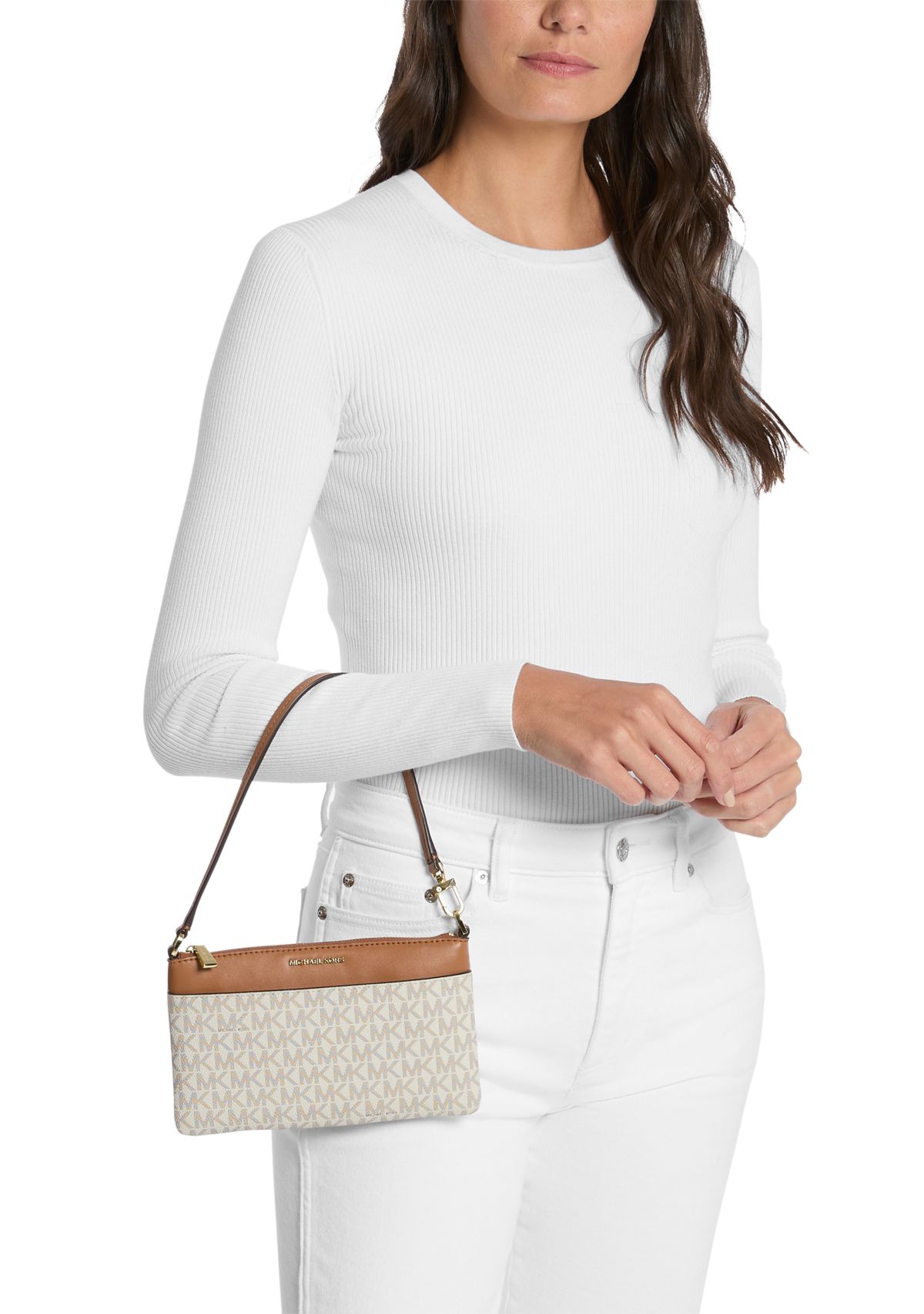 Jet Set Medium Top Zip Convertible Wristlet 