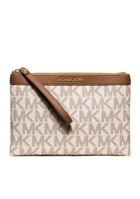 Michael kors large zip clearance clutch