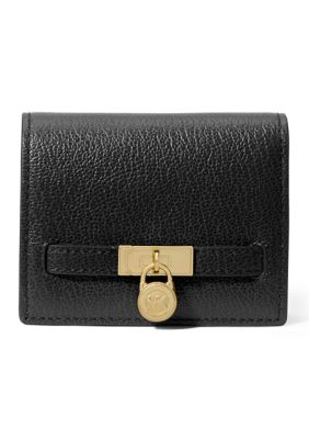 MICHAEL Michael Kors Women's Hamilton Moderne Small Compact Wallet, Black