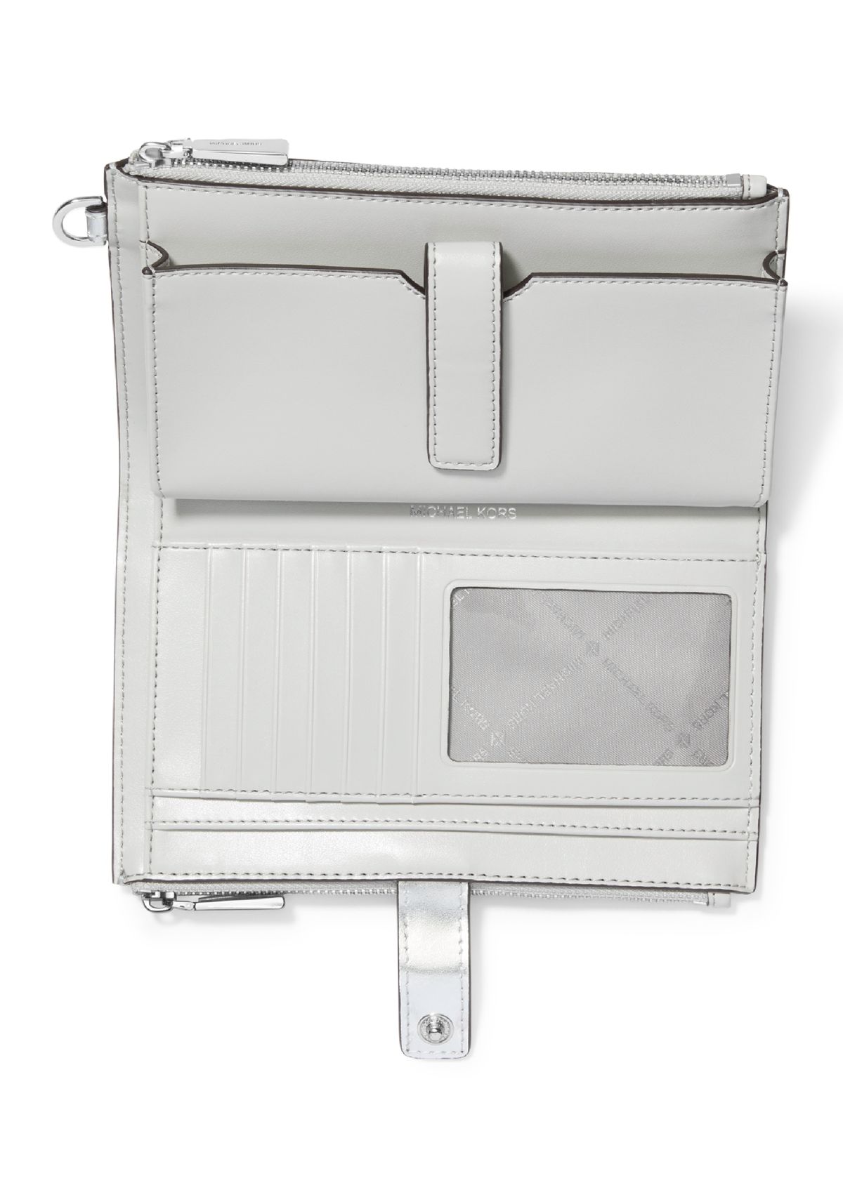 Jet Set Double Zip Wristlet 