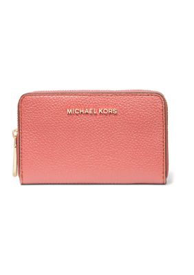 MICHAEL Michael Kors Women's Jet Set Small Zip Around Card Case -  0196237509536