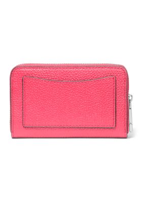 Michael Kors Jet Set Signature Logo Colorblock Charm Pocket Zip Around  Continental Style Wallet