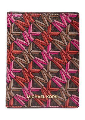 Michael kors bedford hot sale travel passport wallet