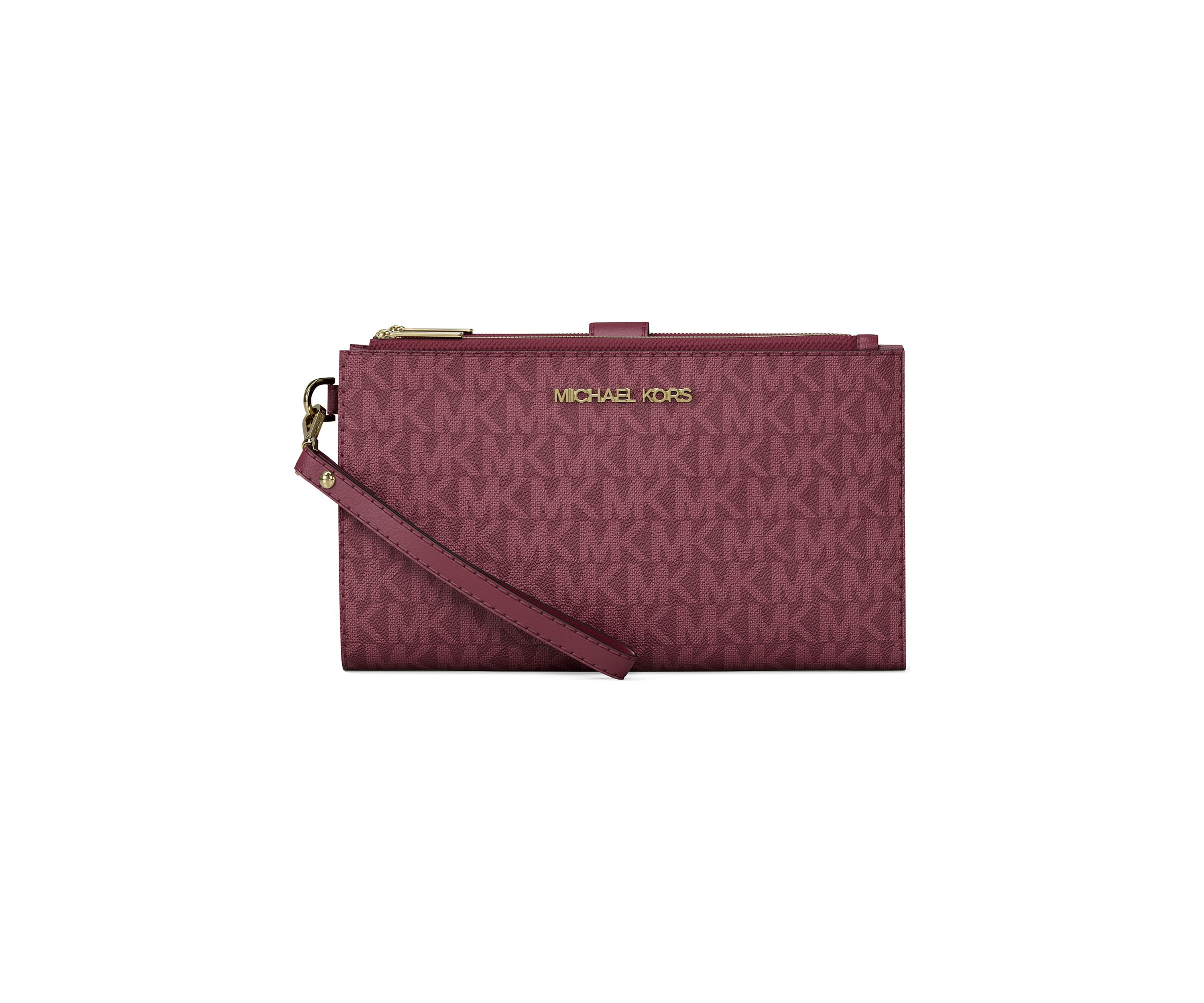 Jet Set Double Zip Wristlet