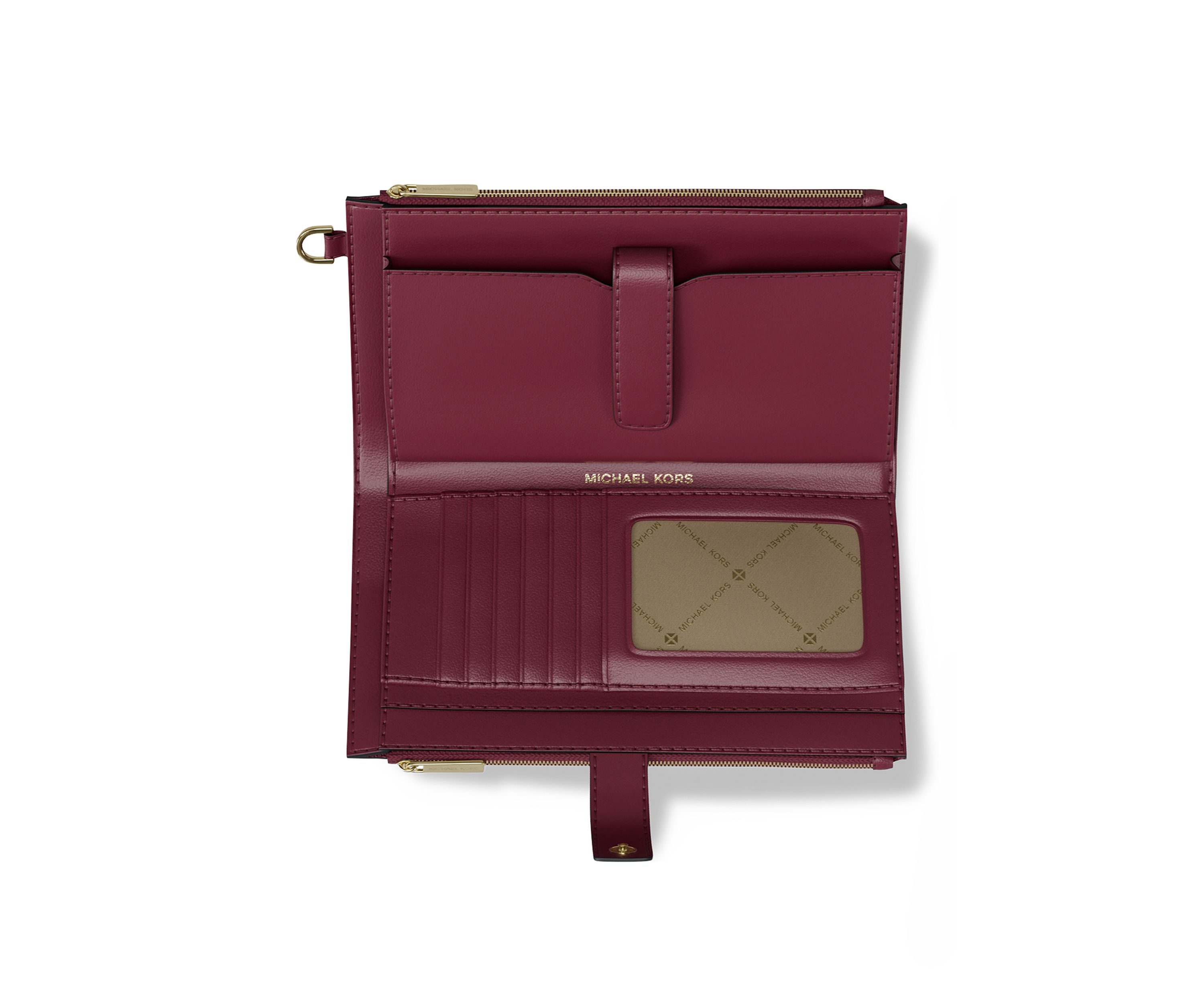 Jet Set Double Zip Wristlet