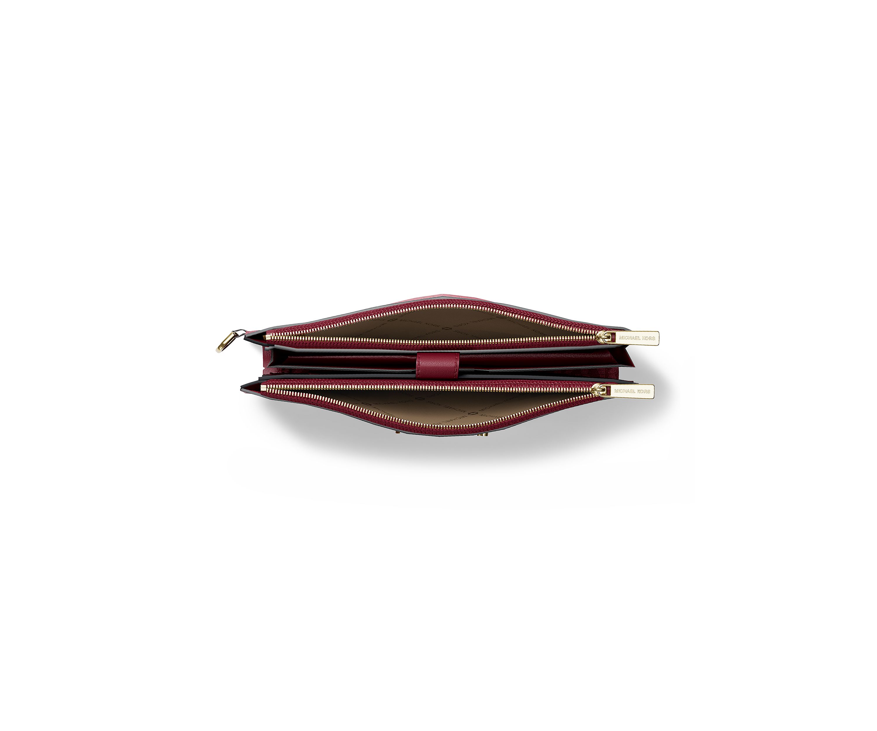 Jet Set Double Zip Wristlet