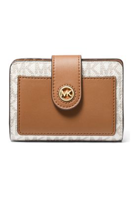 MICHAEL Michael Kors Women's Charm Small Tab Compact Pocket Wallet -  260083132R4G0KF5B