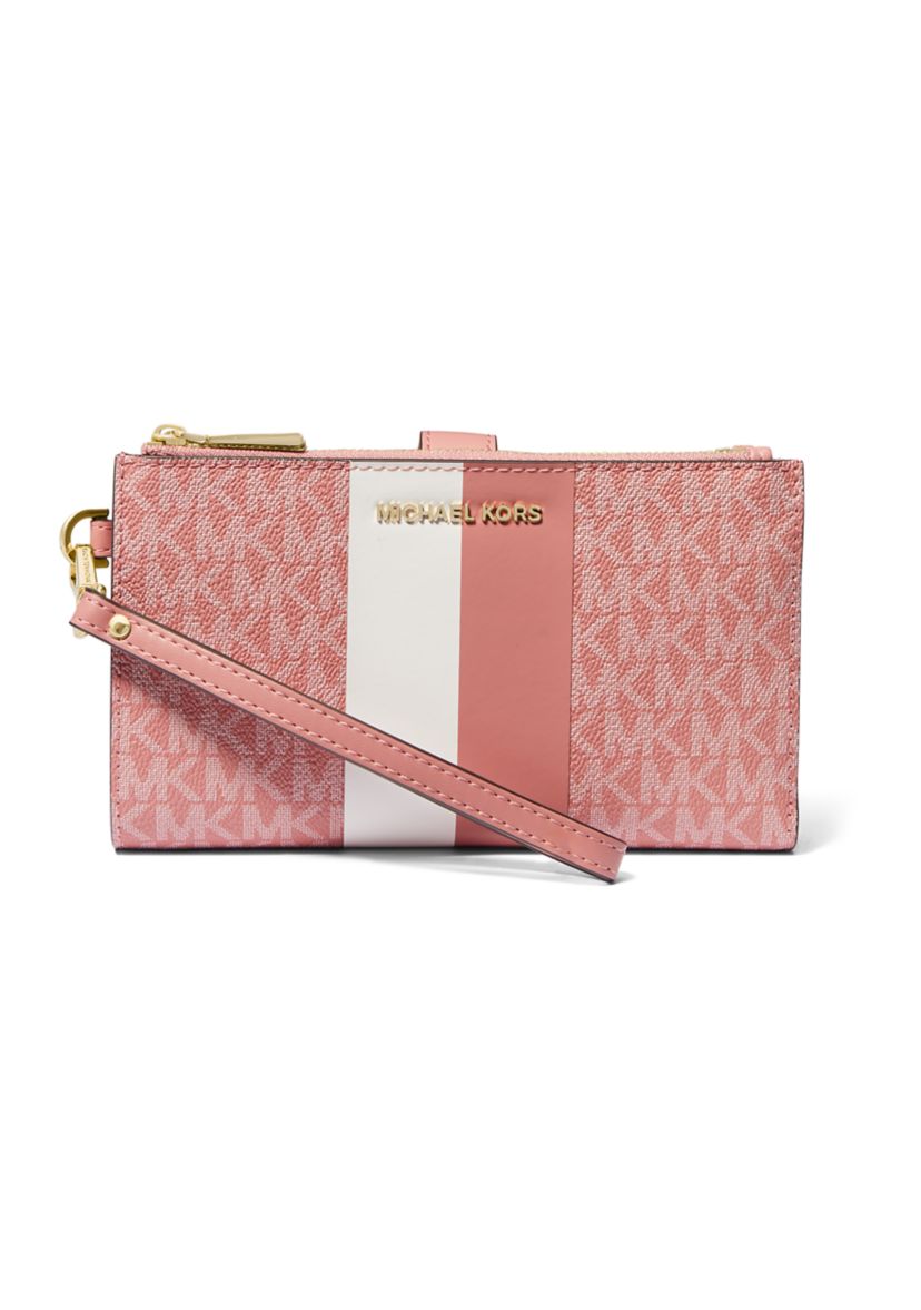 Jet Set Double Zip Wristlet