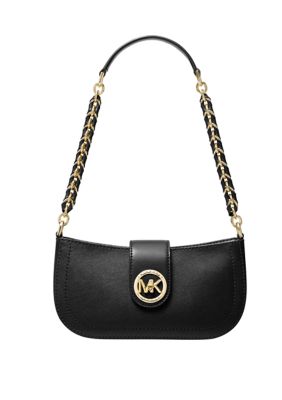 Michael Kors Lady Carmen Extra Small Leather Pouchette Crossbody