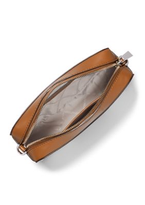 MICHAEL Michael Kors, Bags, Michael Kors Ginny Med Logo Debossed Pebbled  Leather Crossbody Bag